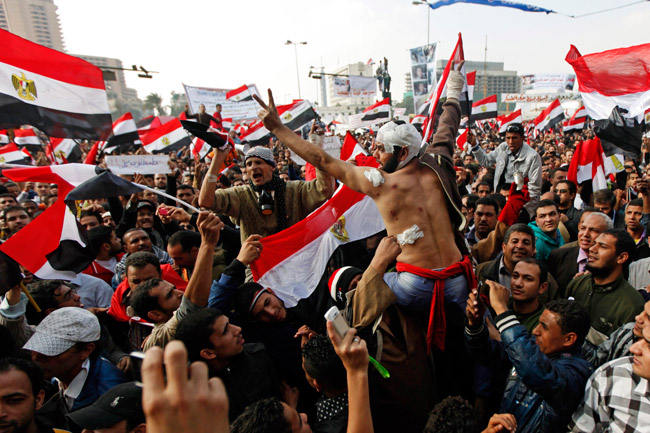 Protesta en Egipto