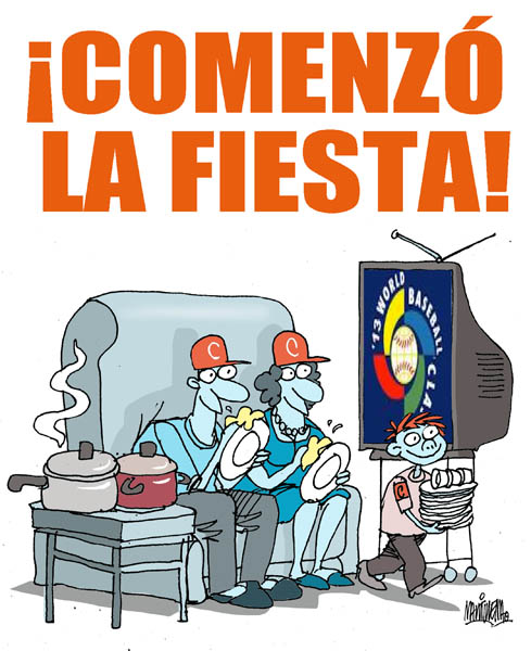 Caricatura: Clásico Mundial de Béisbol 04-03 Caricatura: Clásico Mundial de Béisbol 04-03