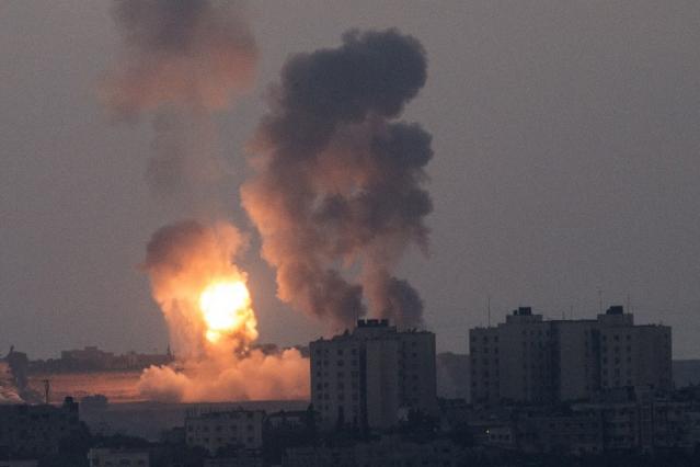 bombas en Gaza