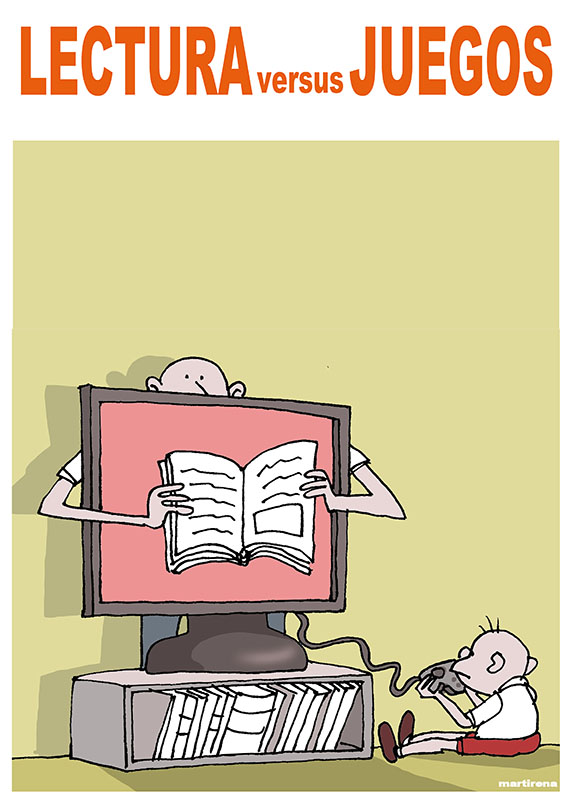 Lectura versus juegos Lectura versus juegos