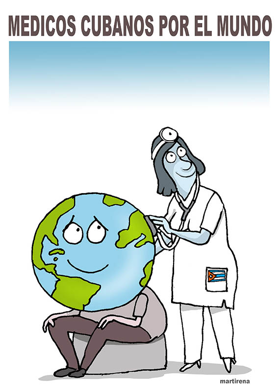 Medicos cubanos por el mundo Politrazo Medicos cubanos por el mundo Politrazo