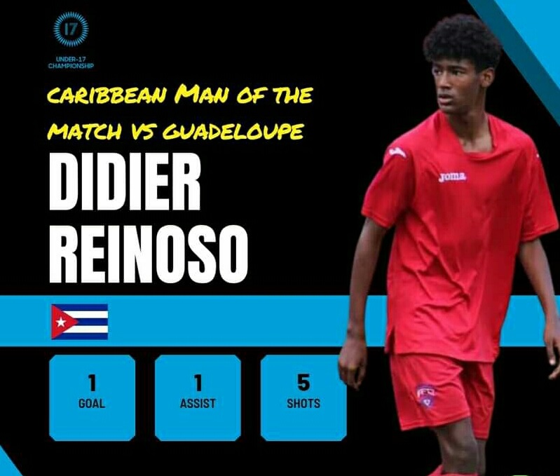 Didier Reinoso, selección cubana sub 17 de fútbol Didier Reinoso, selección cubana sub 17 de fútbol