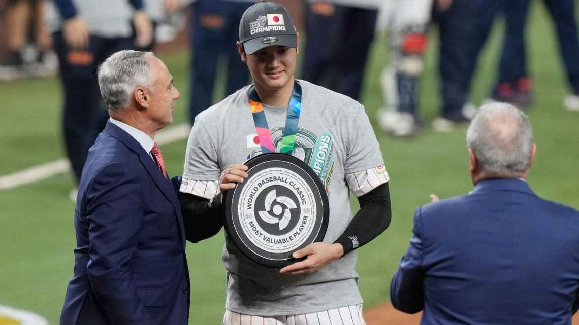 Ohtani ganó el premio MVP Ohtani ganó el premio MVP