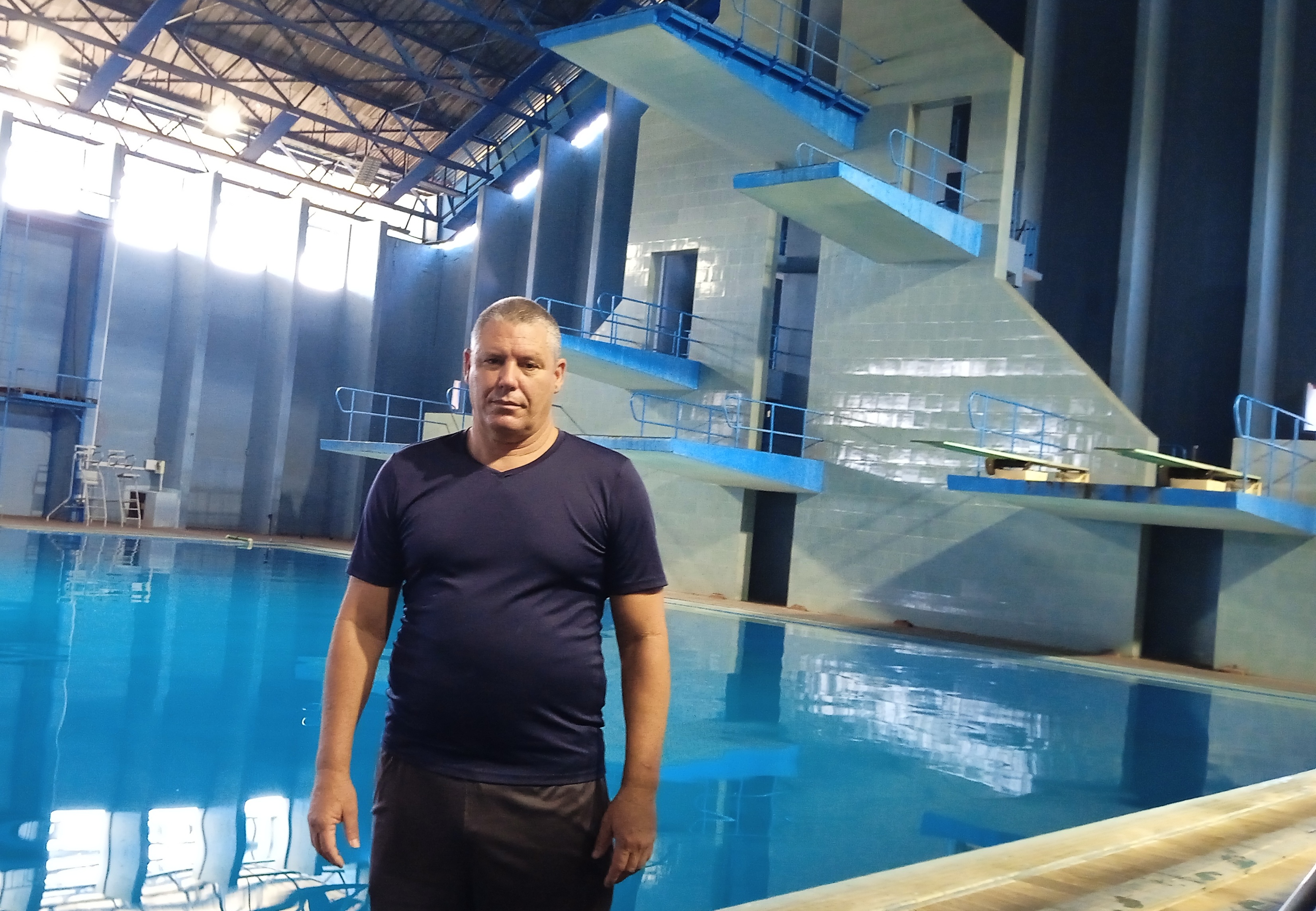 Hugo Pérez Corcho, entrenador de clavados Hugo Pérez Corcho, entrenador de clavados