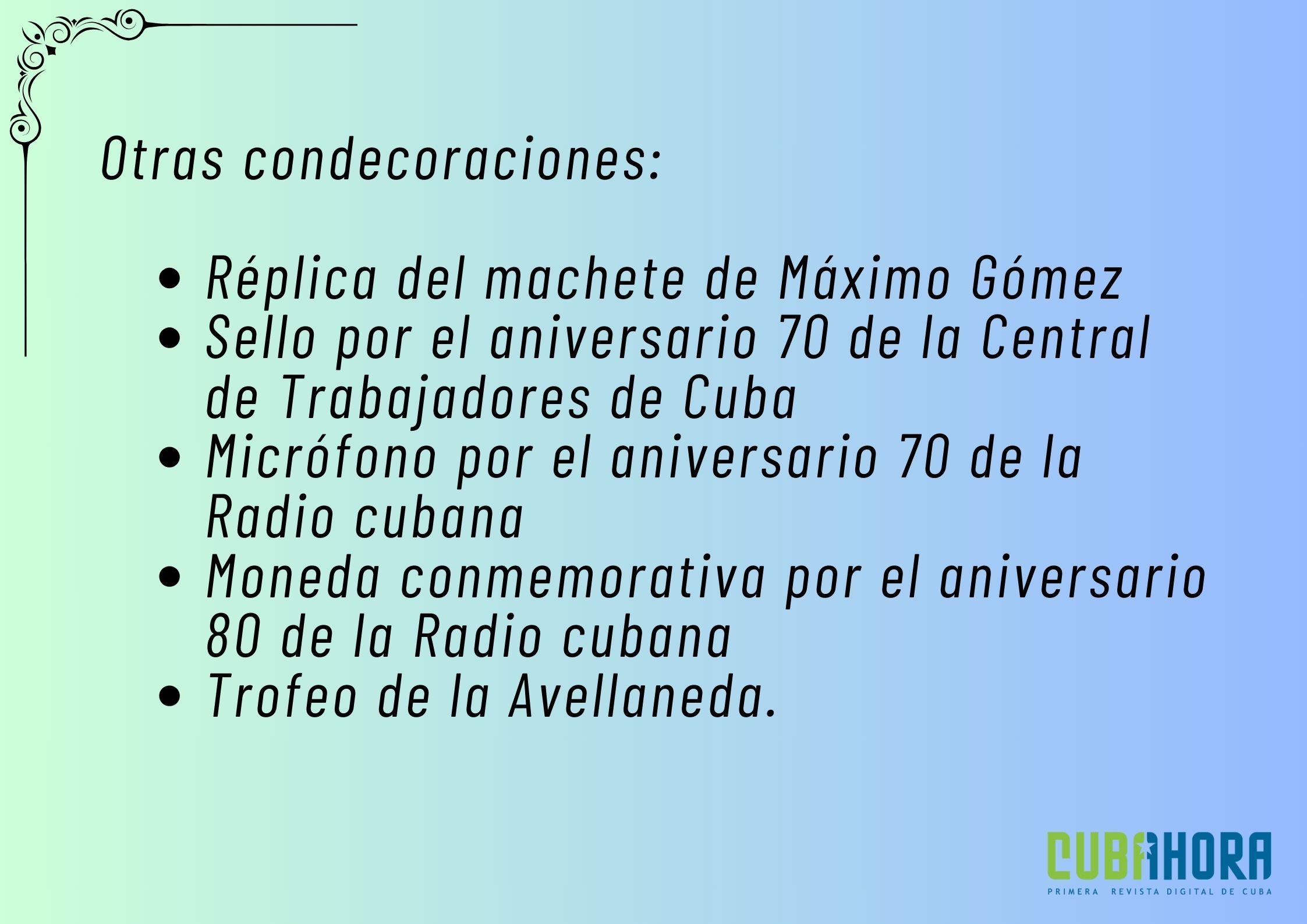 Premios Recibidos por Rosita Fornés Premios Recibidos por Rosita Fornés