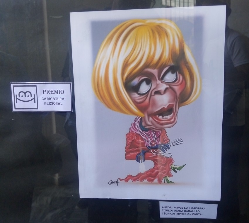 Juana Bacallao de Jorge Luis Cabrera Premio en Caricatura Personal Juana Bacallao de Jorge Luis Cabrera Premio en Caricatura Personal