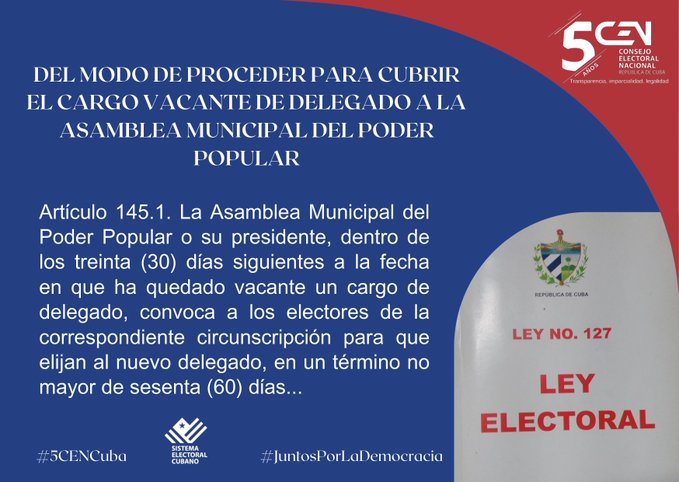 Ley Electoral cubana Ley Electoral cubana