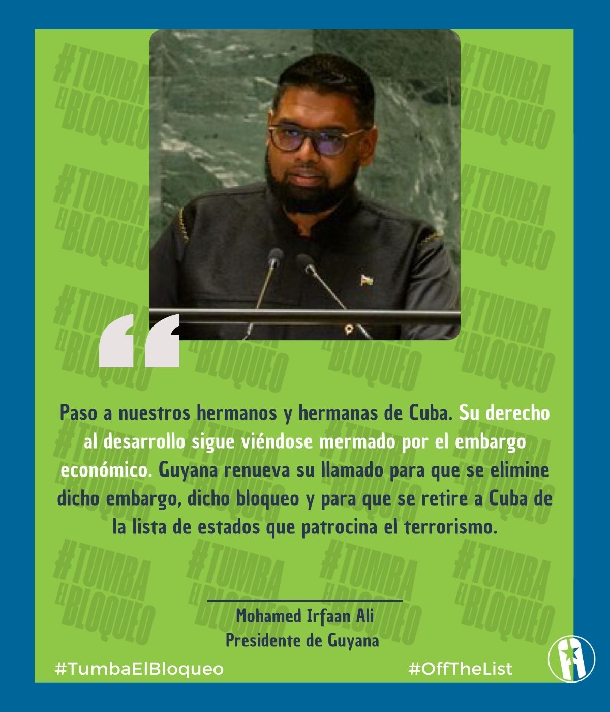 Apoyo a Cuba en la AGNU79 Apoyo a Cuba en la AGNU79