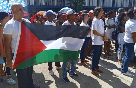 Santiago de Cuba marcha por Palestina Santiago de Cuba marcha por Palestina
