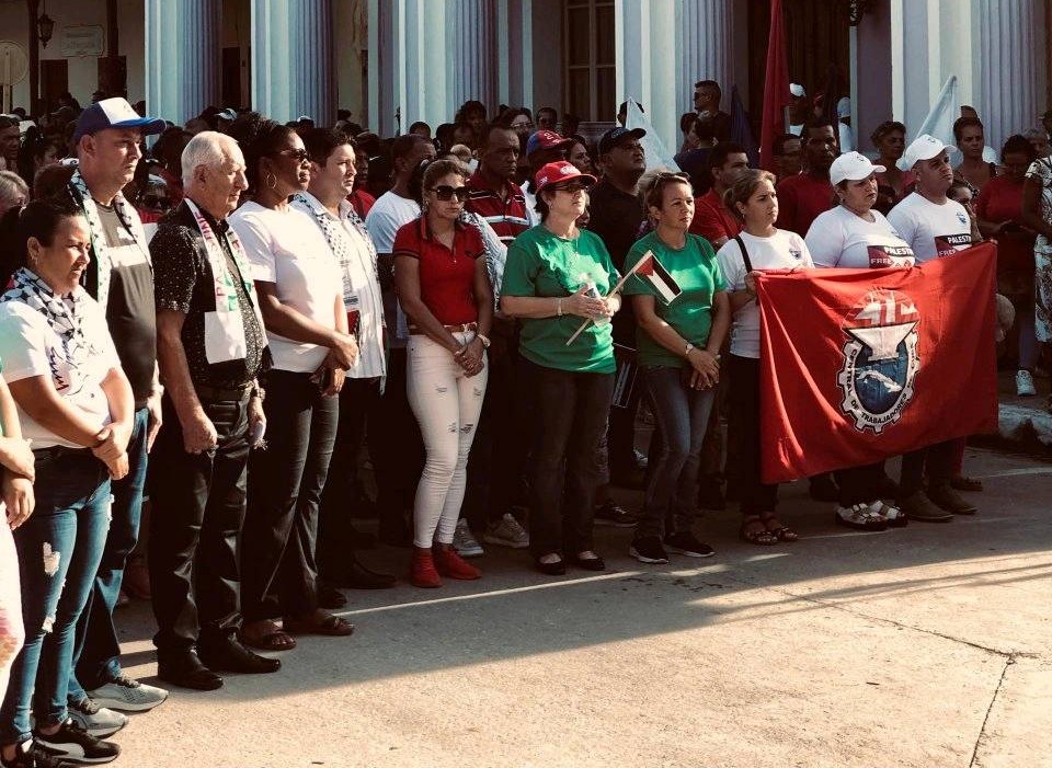 Santiago de Cuba marcha por Palestina Santiago de Cuba marcha por Palestina