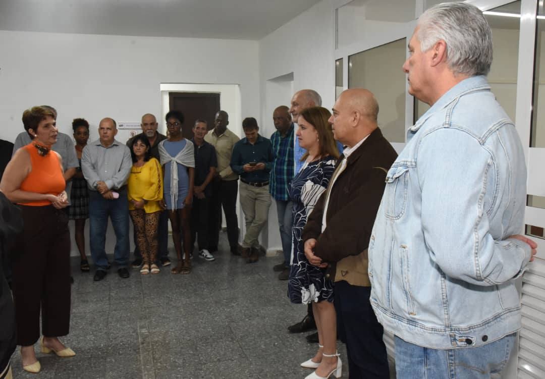 Visita del presidente al CIP Visita del presidente al CIP