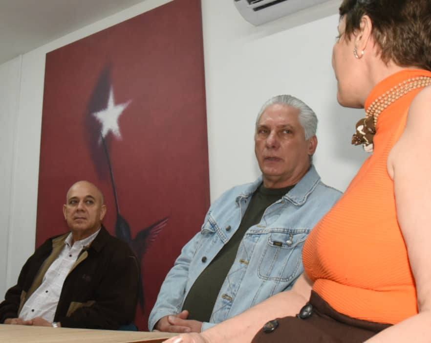 Visita del presidente al CIP Visita del presidente al CIP
