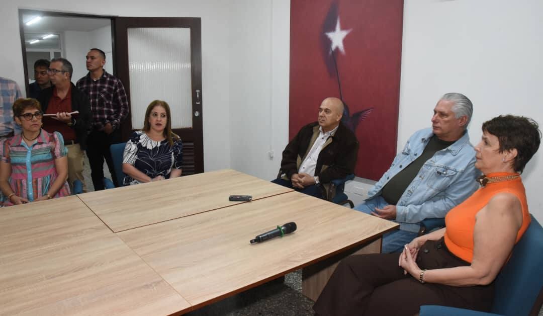 Visita del presidente al CIP Visita del presidente al CIP