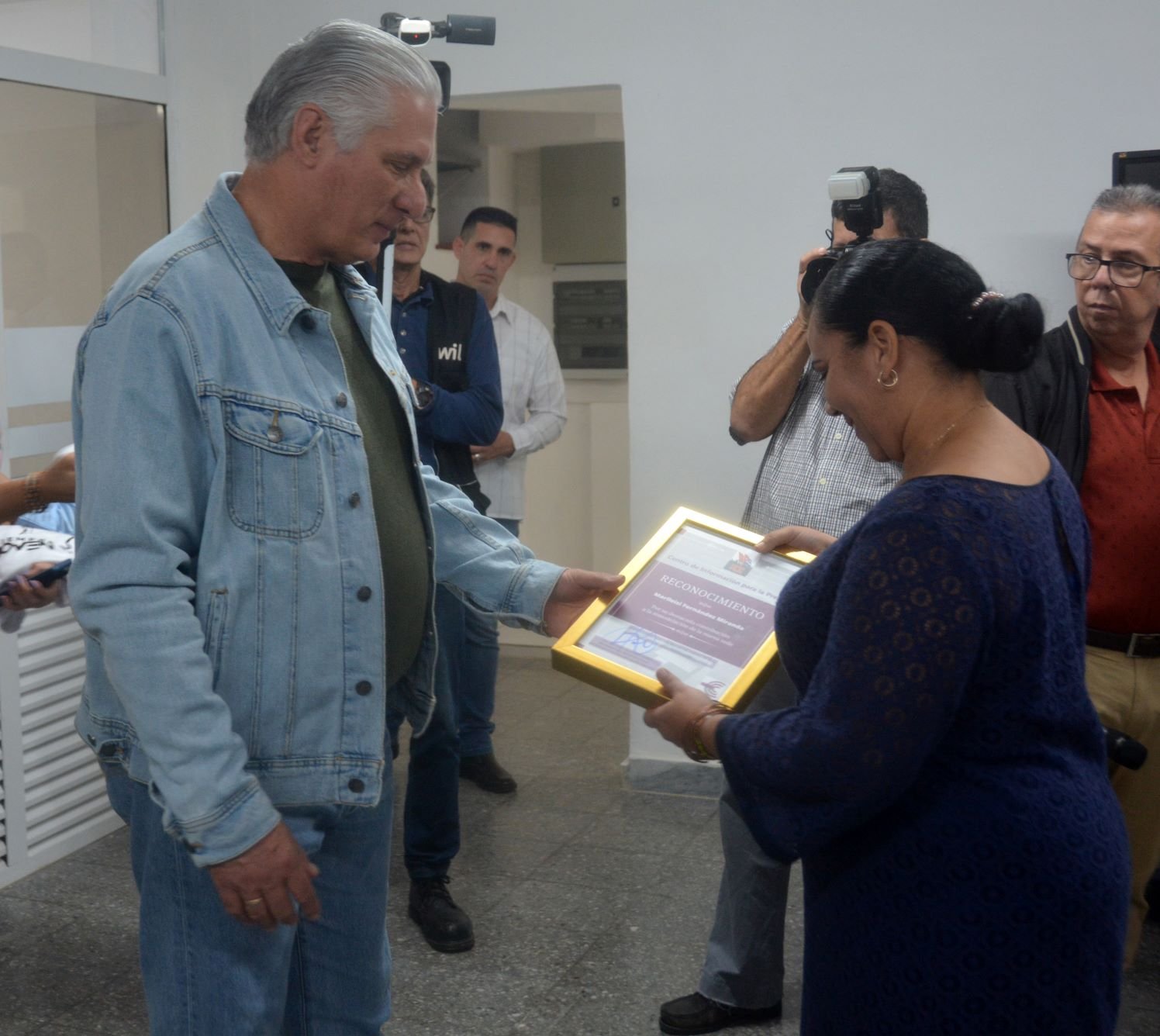 Visita del presidente al CIP Visita del presidente al CIP