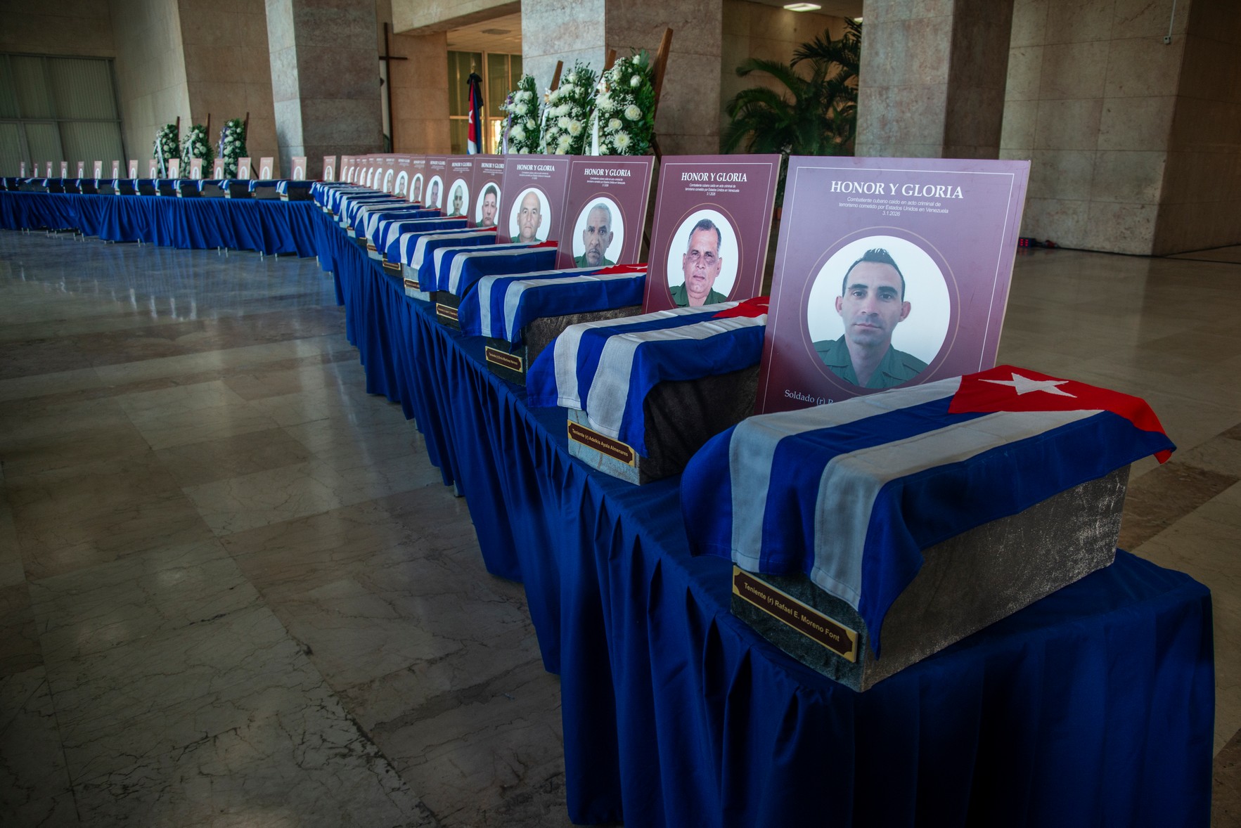 Tributo a 32 combatientes cubanos caídos en Venezuela