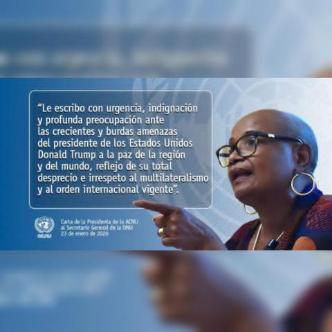 La misiva, con fecha 23 de enero de 2026, fue publicada en las cuentas oficiales de la ACNU. Foto: Tomada de Cubaminrex La misiva, con fecha 23 de enero de 2026, fue publicada en las cuentas oficiales de la ACNU. Foto: Tomada de Cubaminrex
