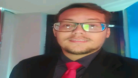 Boris Luis Leyva Padrón, voz y rostro joven del periodismo deportivo cubano. Foto: Cortesía del entrevistado